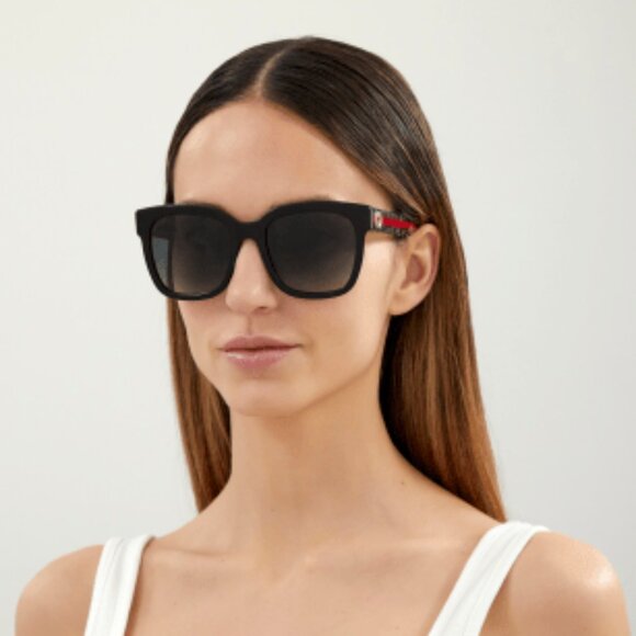 Gucci Women\'s Sunglasses | Classic Style | Red\\Green | GG0034SN-002 main image 4